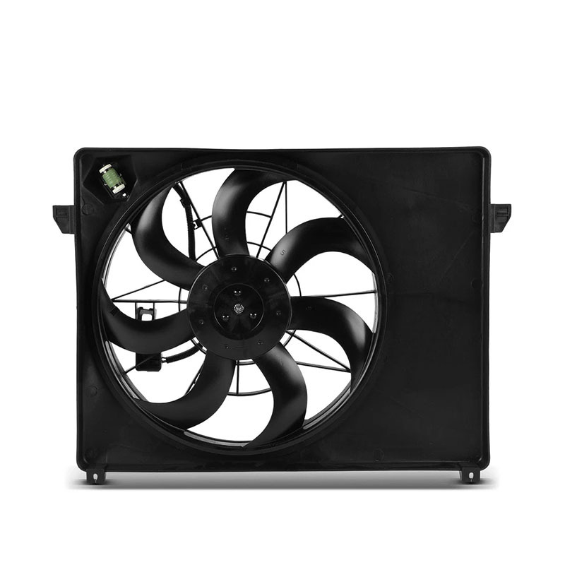 Radiator Cooling Fan Assembly with Shroud — Kia Rondo 2007-2012 (253801D500)
