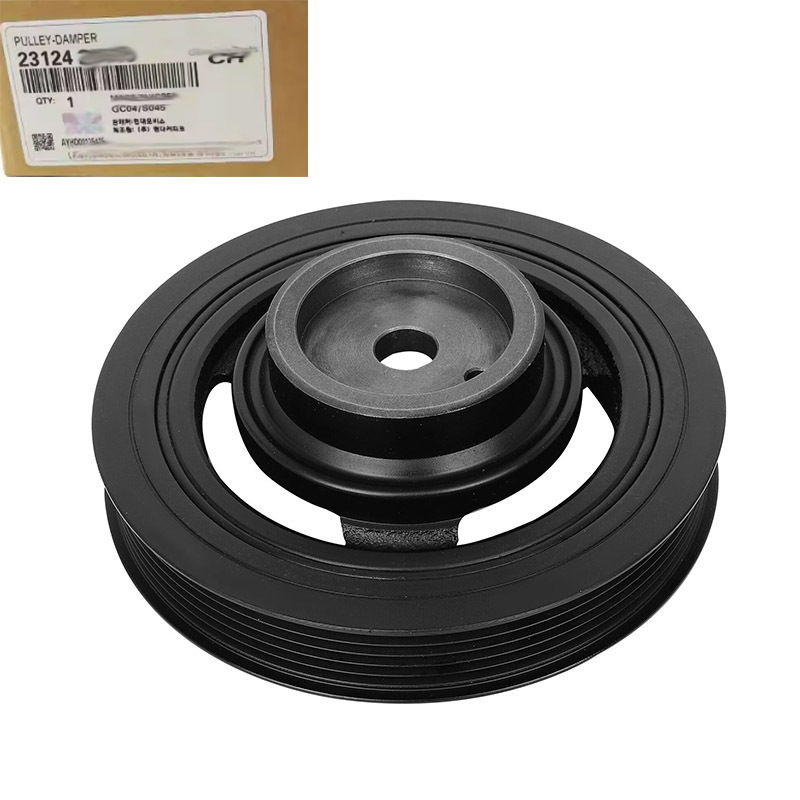 Crankshaft Pulley Harmonic Balancer — Hyundai Santa Fe / Kia Optima 2006-2010 (231243E020)
