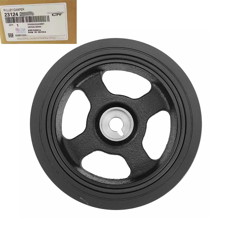 Engine Harmonic Balancer — Hyundai Sonata, Elantra, Kia Forte5 (231242B700)