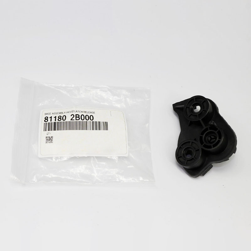 Hood Latch Handle Base — Hyundai Elantra, Hyundai Santa Fe, Kia Sorento (811802B000)