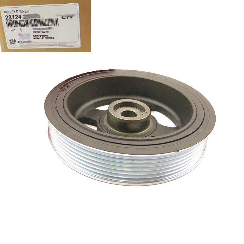 Crankshaft Pulley — 2017-2019 Kia 1.6L Hybrid (2312403HA0)